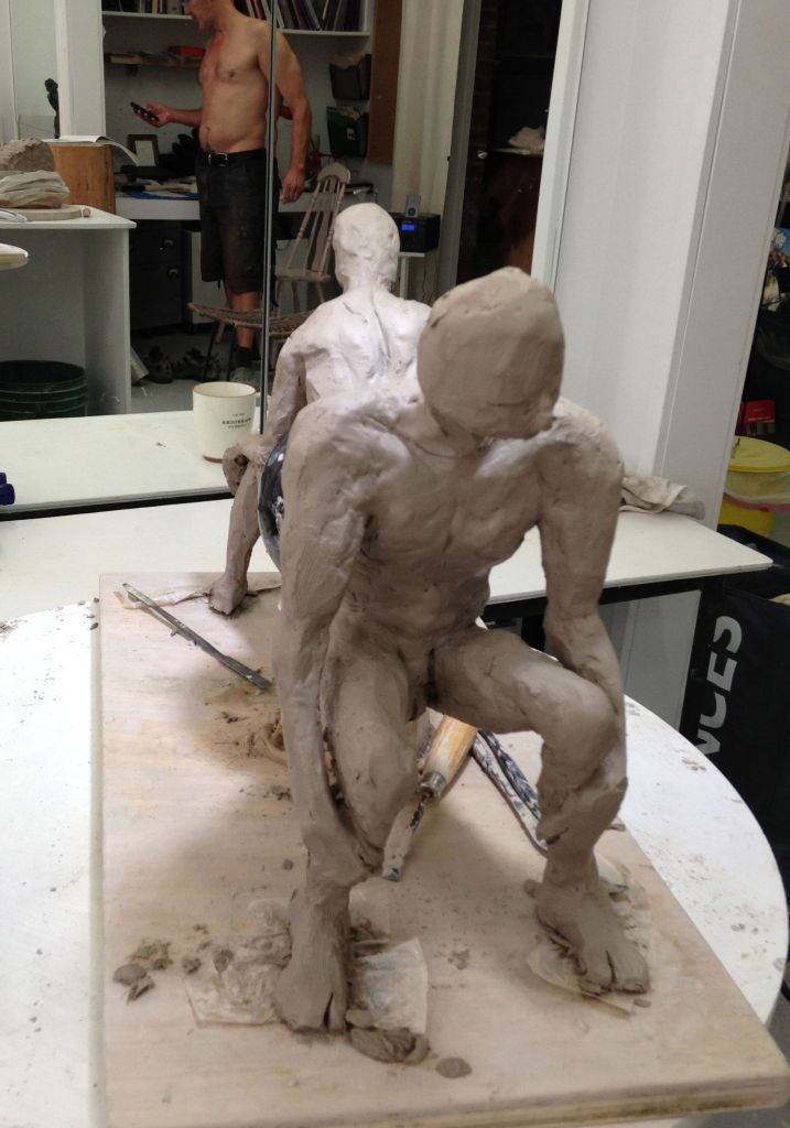 FIGUREWORK 6 - WIP - Clay, carborundum - 2011